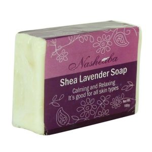 Shea Butter Soap enrich with lavender essential oil for calming and relaxing for all types of skin.