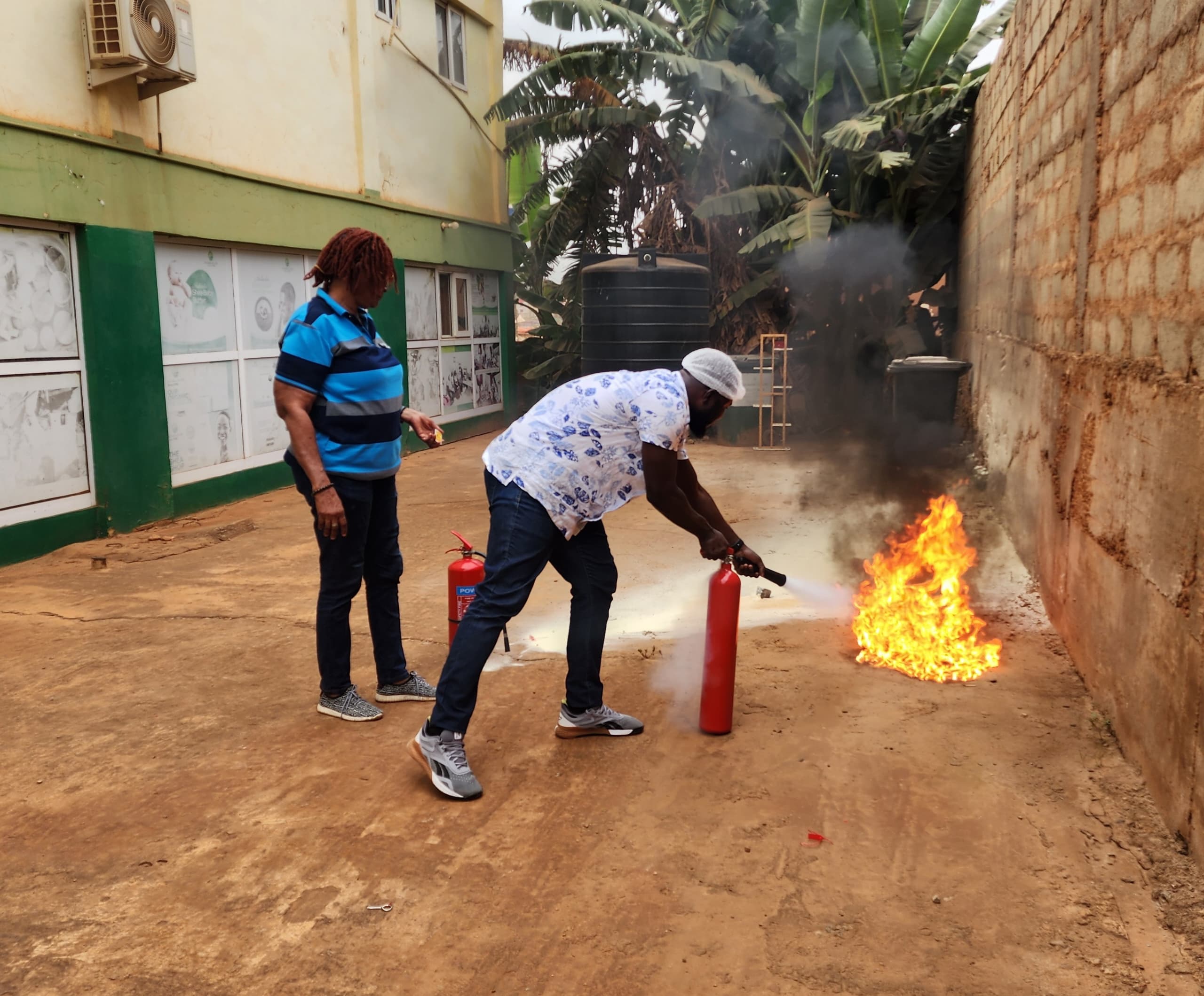 Fire safety training session